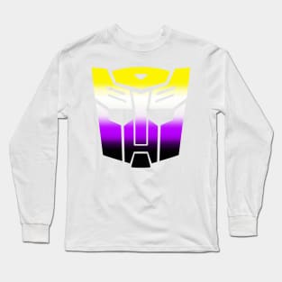 Nonbinary Autobot Pride Long Sleeve T-Shirt